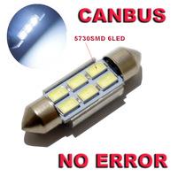 LED auto žiarovka C5W 42mm 6 SMD 5730, Canbus Radiator