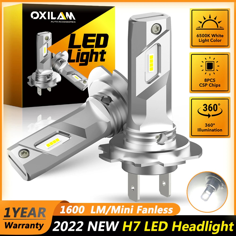 LED auto žiarovky H7, OXILAM (pár 2ks)