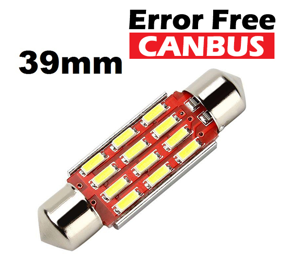 LED autožiarovka 39mm CANBUS - 4014 SMD