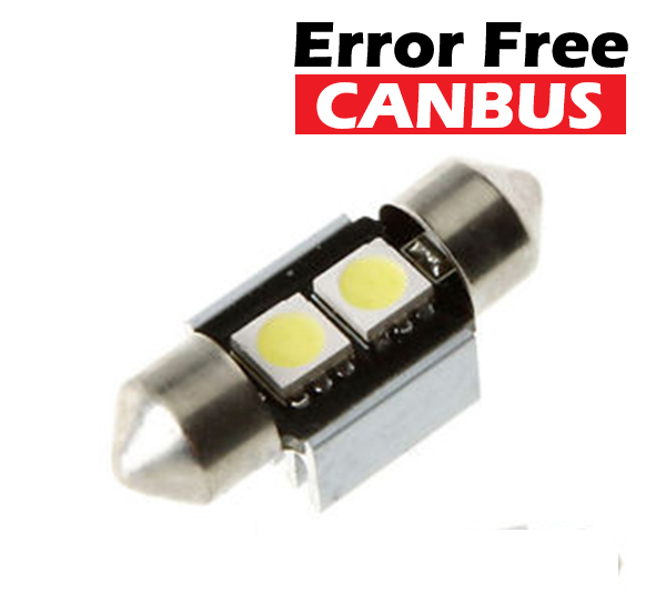 LED auto žiarovka 31mm 2x SMD5050 CanBus , Radiator
