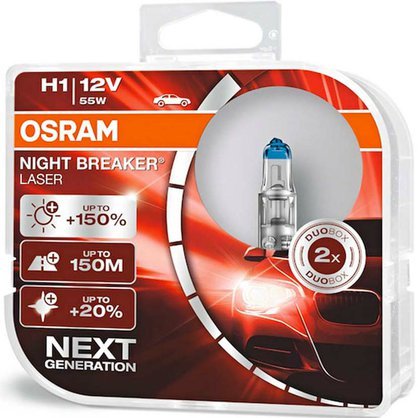 OSRAM NIGHT BREAKER® Laser H1 Duo Box