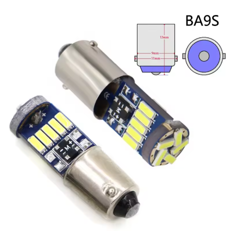 LED AUTOŽIAROVKA BA9S T4W CANBUS, 300 lm, BIELA