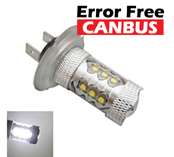 LED auto žiarovka H4, 15 CREE LED 12V 