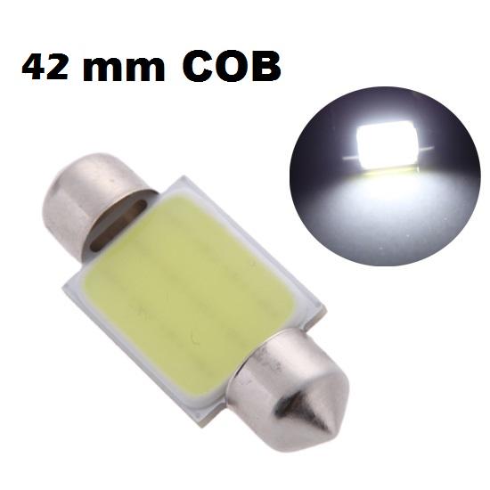 LED auto žiarovka C5W 6 SMD 42mm COB